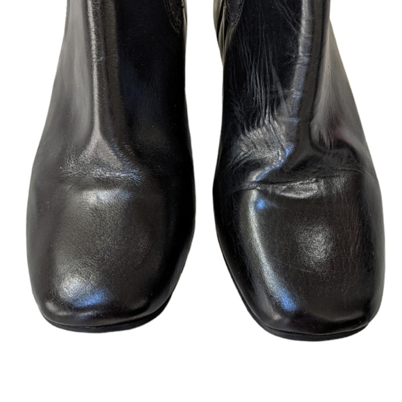 J. Jill Black Leather Chelsea Ankle Boots - Picture 5 of 8